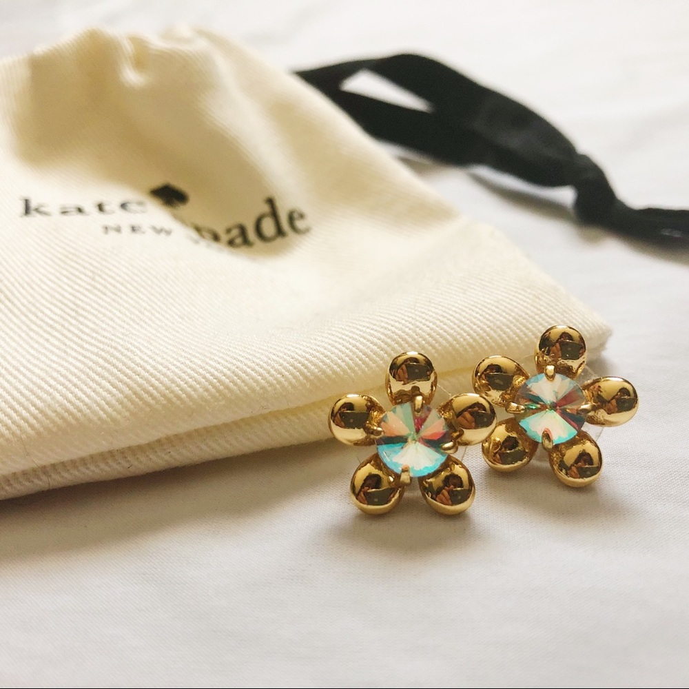 Kate Spade Sunset Blooms Flower Stud Earrings